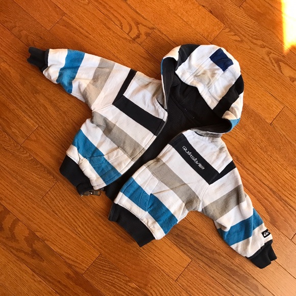 Toddler: Reversible Hoodie Quicksilver - EUC - Picture 3 of 3