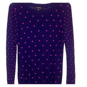 Express Polka Dot Sweater
