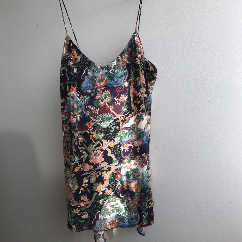 Zara tunic oriental pattern