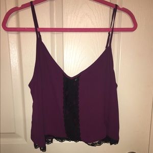 Lace tank top