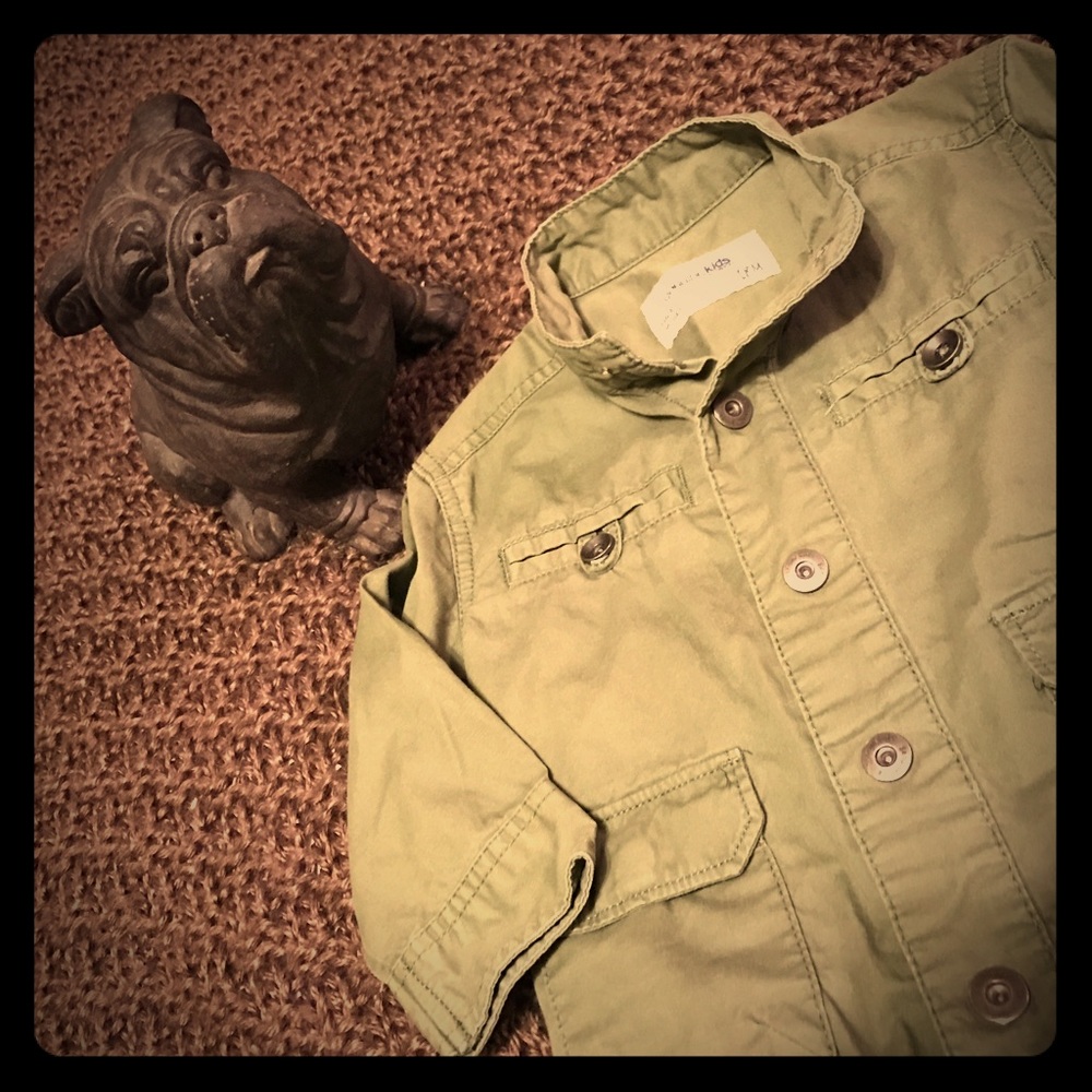Toddler Boys Army Style Jacket
