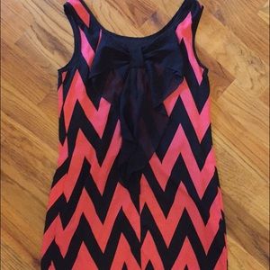 Small chevron summer dress