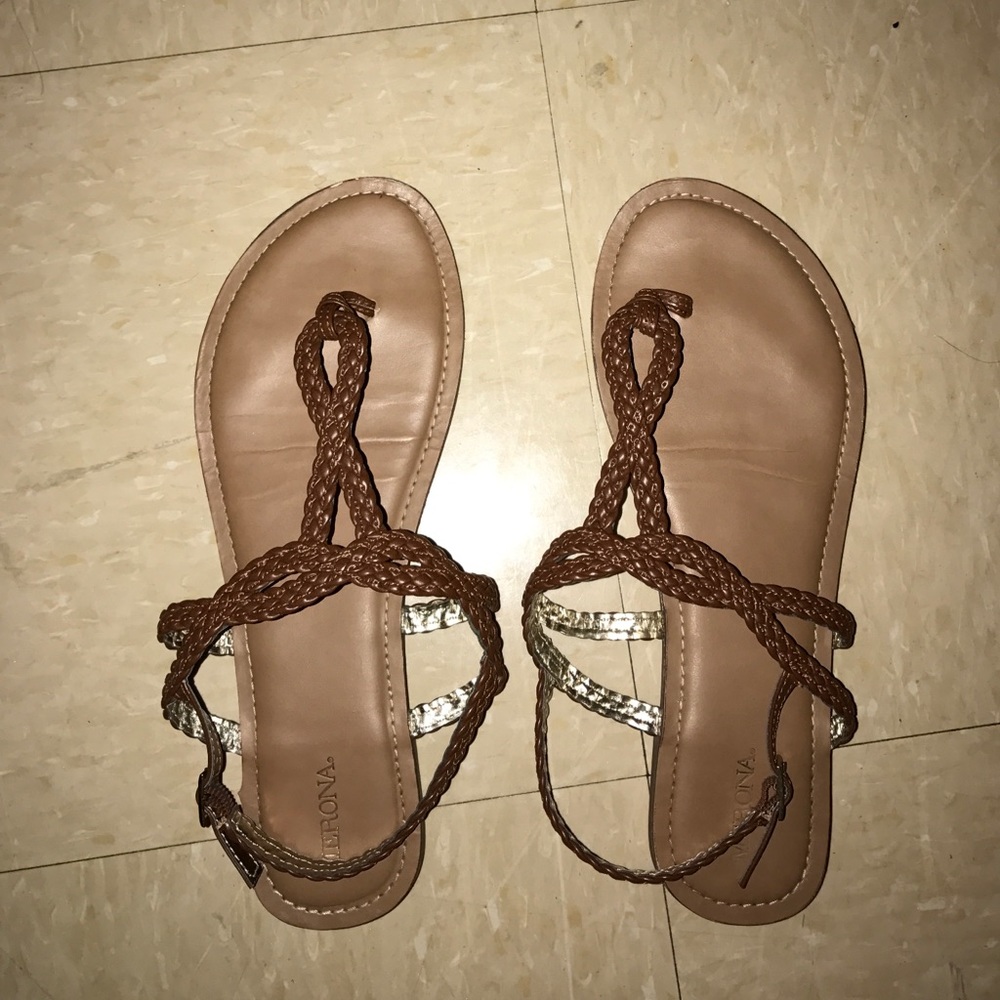 Brown sandals