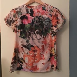 Ted Baker Floral Print Top