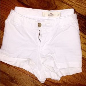 Hollister White Shorts
