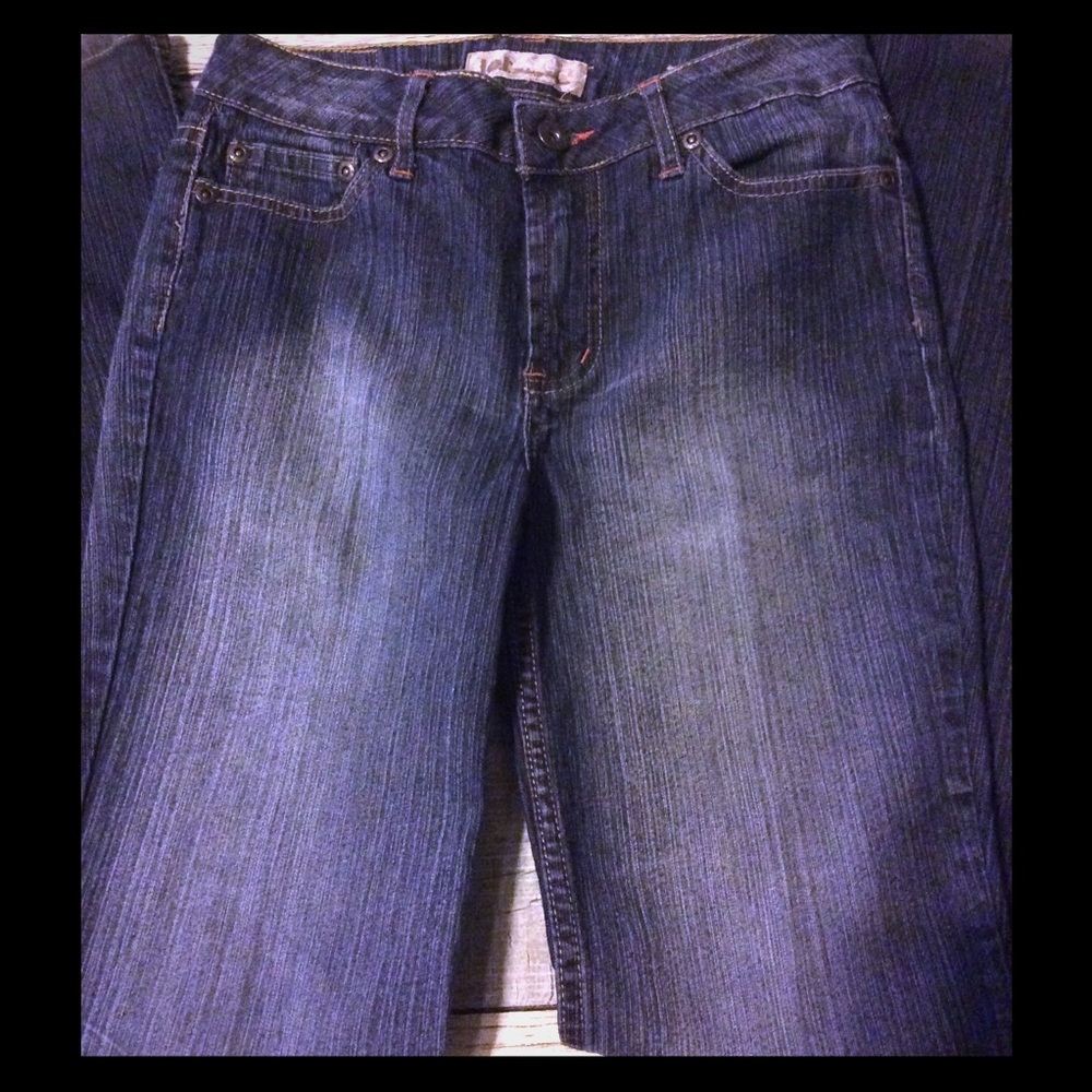 Girls L.E.I. Stonewashed Jeans