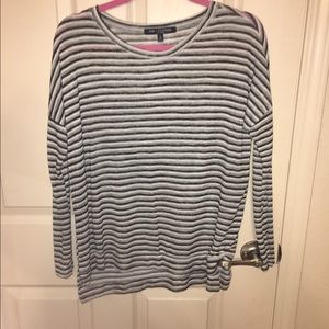 Stripped baggy long sleeve