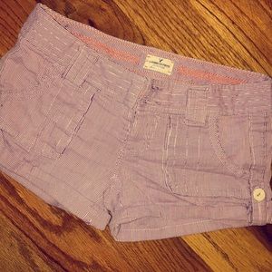 American Eagle striped shorts