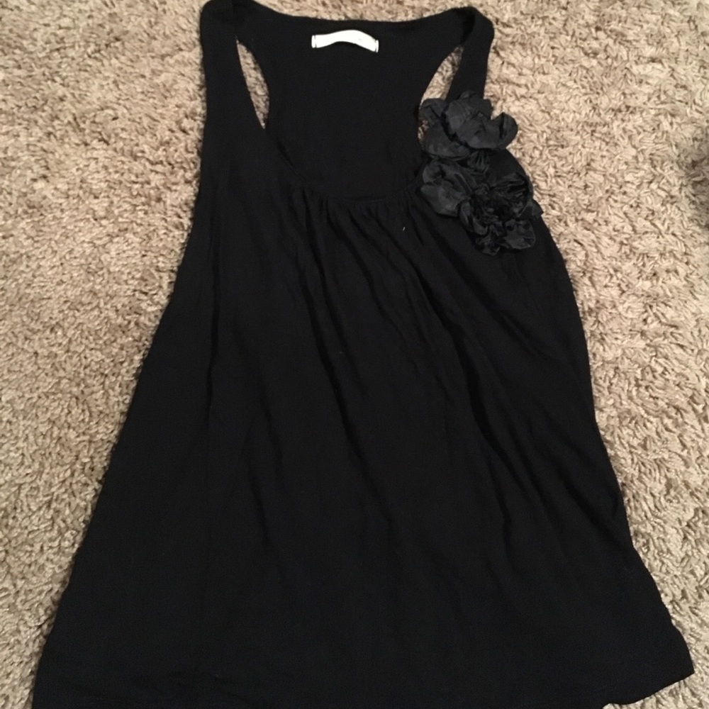 Black tank top