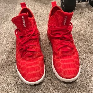 New adidas red x primeknit shoes