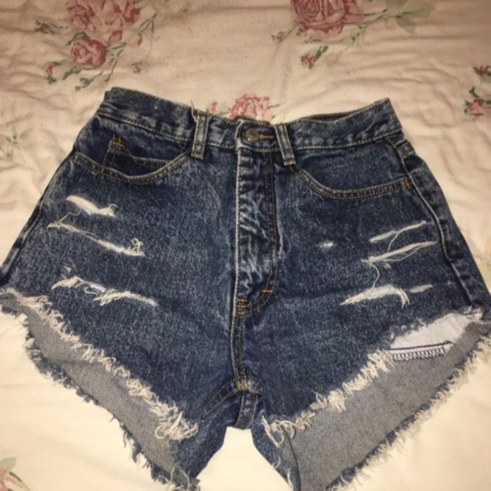High waisted shorts