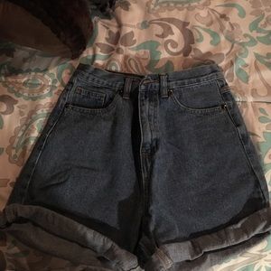 high waisted shorts