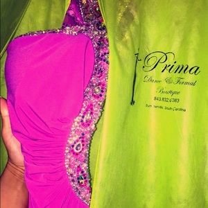 Pink prom dress size 0-2