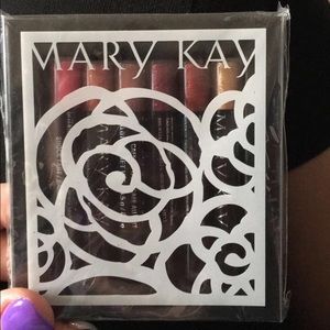 mary kay 7 mini lip gloss with pouch