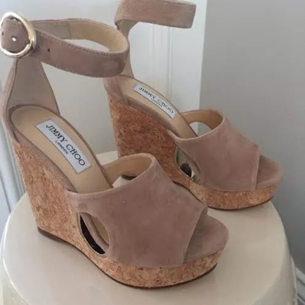 Brand new Jimmy Choo Neyo wedge size 6.5