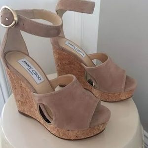 Brand new Jimmy Choo Neyo wedge size 6.5