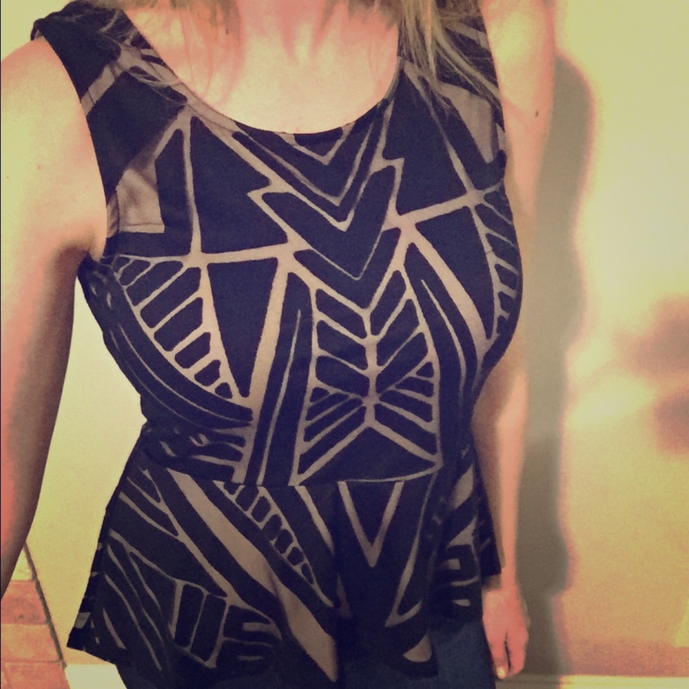 Thalia Sodi Peplum Antiqua tags still on