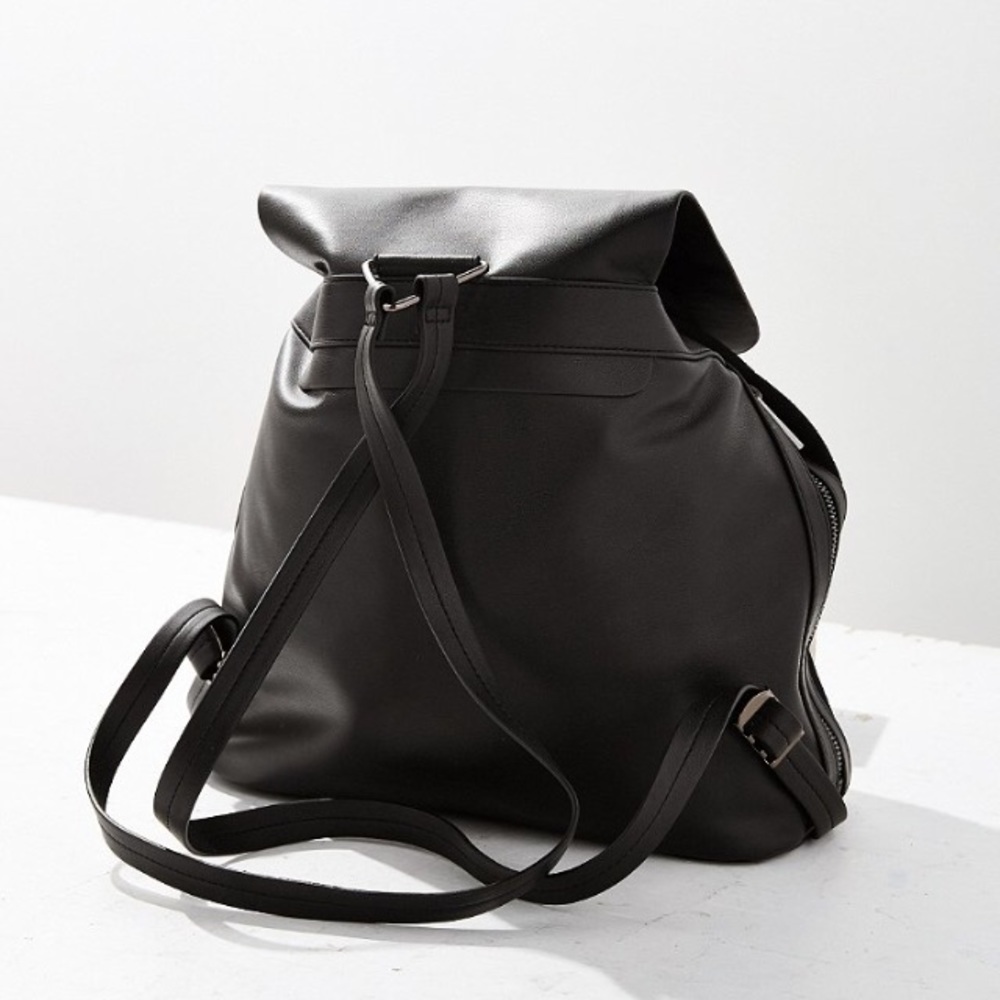 🎉3X HP🎉Black suede backpack festival cute summer - Picture 3 of 6