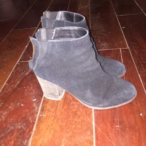 Urban outfitters black suede booties