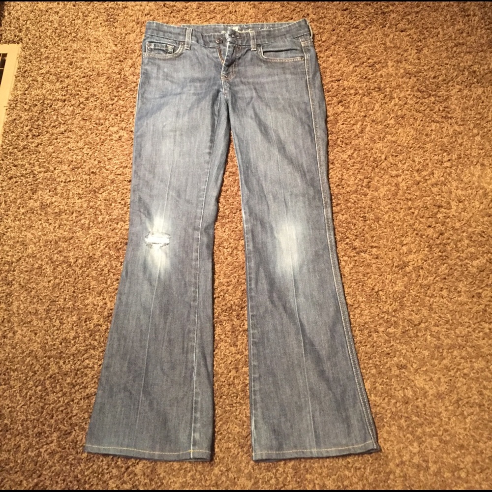 27 x 30" 7 For All Mankind "A" Pocket Jeans