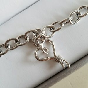 BNWT Sterling silver and diamond bracelet