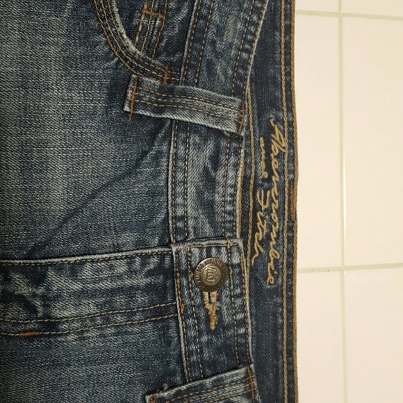 *Final price* Distressed A&F Denim Mini Skirt - Picture 3 of 5