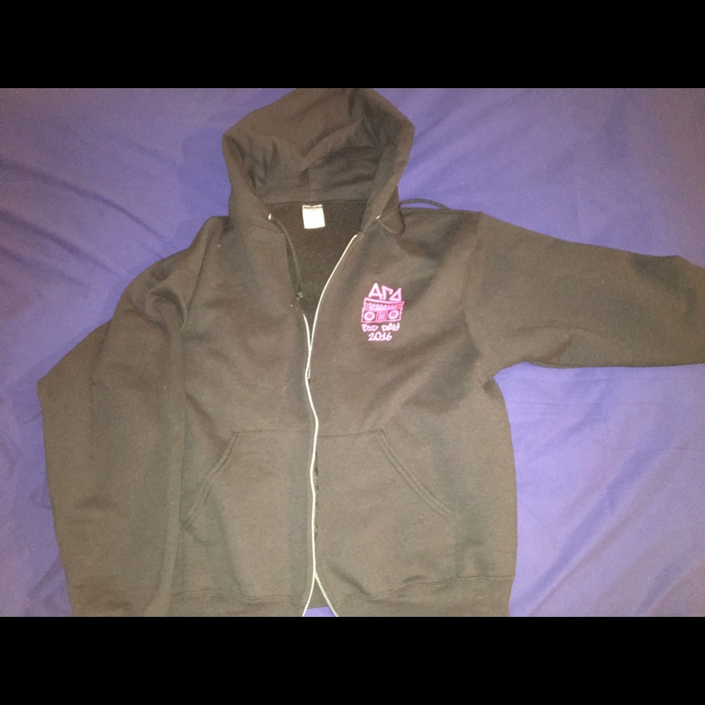 Alpha Gamma Delta AGD ΑΓΔ zip up sweatshirt