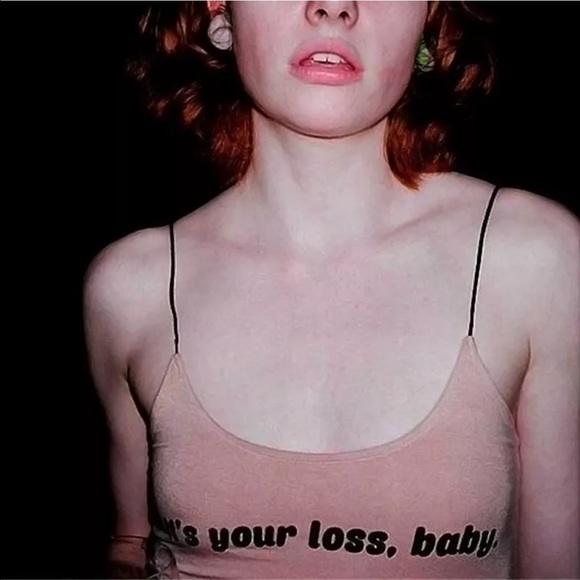 It's your loss baby tan crop top tank - Picture 5 of 8