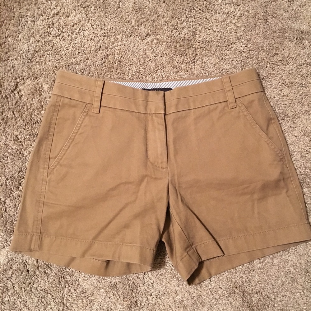 4" stretch chino short, j-crew
