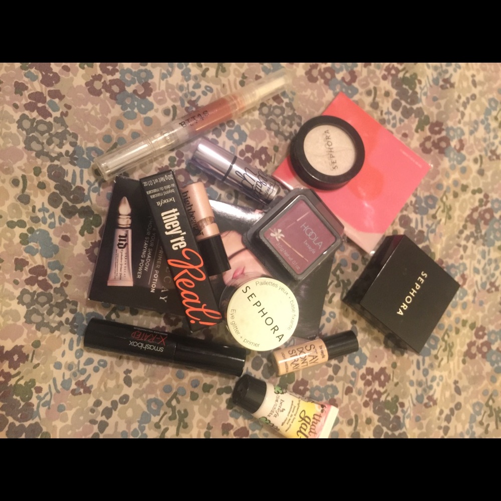 Makeup stash with a cute pouch