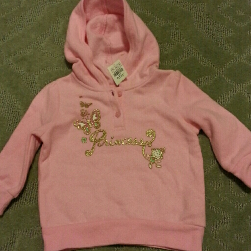 Infant pink hoodie (6-9)
