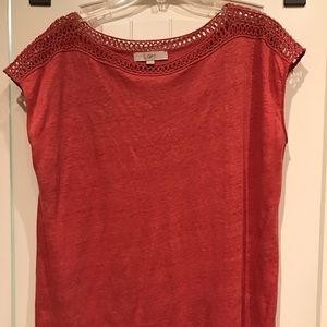 Ann Taylor Loft cut out shirt