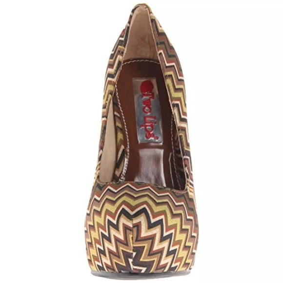 HPπ5/27ππ₯NIB Two Lips Swizzle Platform Heelsπ₯ - Picture 4 of 4