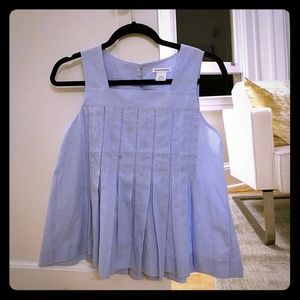 Club Monaco Pinstripe peplum top XS