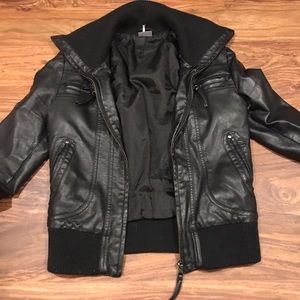 Vegan leather jacket