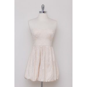 Forever 21 Strapless Brocade Bubble Dress