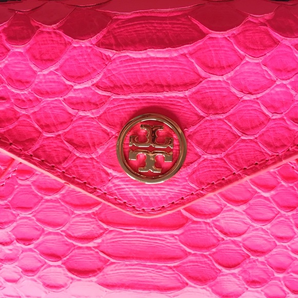 Tory Burch "Neon Snake" CrossBody Pink Purse NWT - Picture 8 of 8