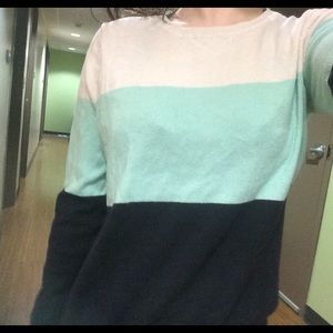 Forever 21 colorblock sweater