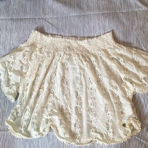 Lace off the shoulder top