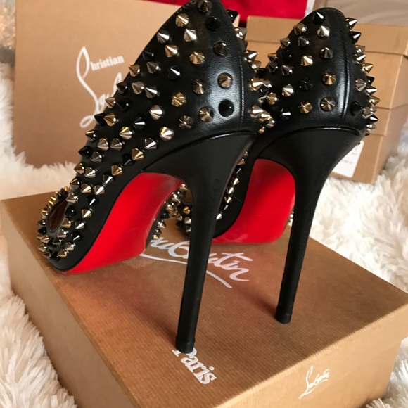 SOLD β€οΈ CHRISTIAN LOUBOUTIN PIGALLE SPIKE 120 - Picture 7 of 8