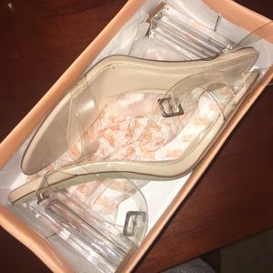 Public Desire clear high heels