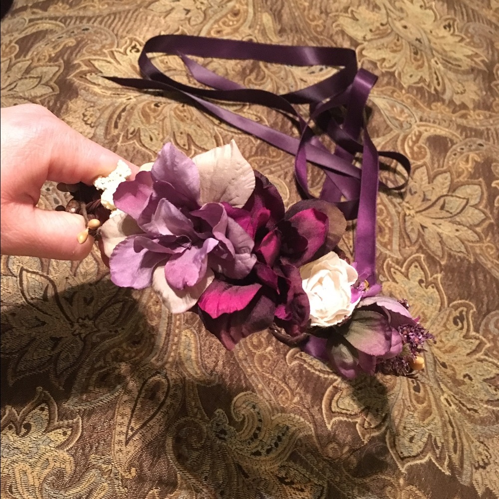 Silk handmade Flower crown