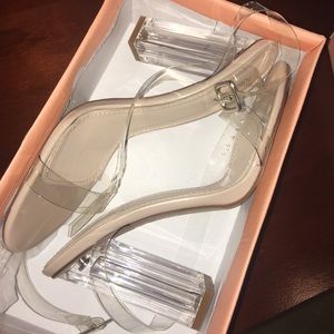 Public Desire clear high heels