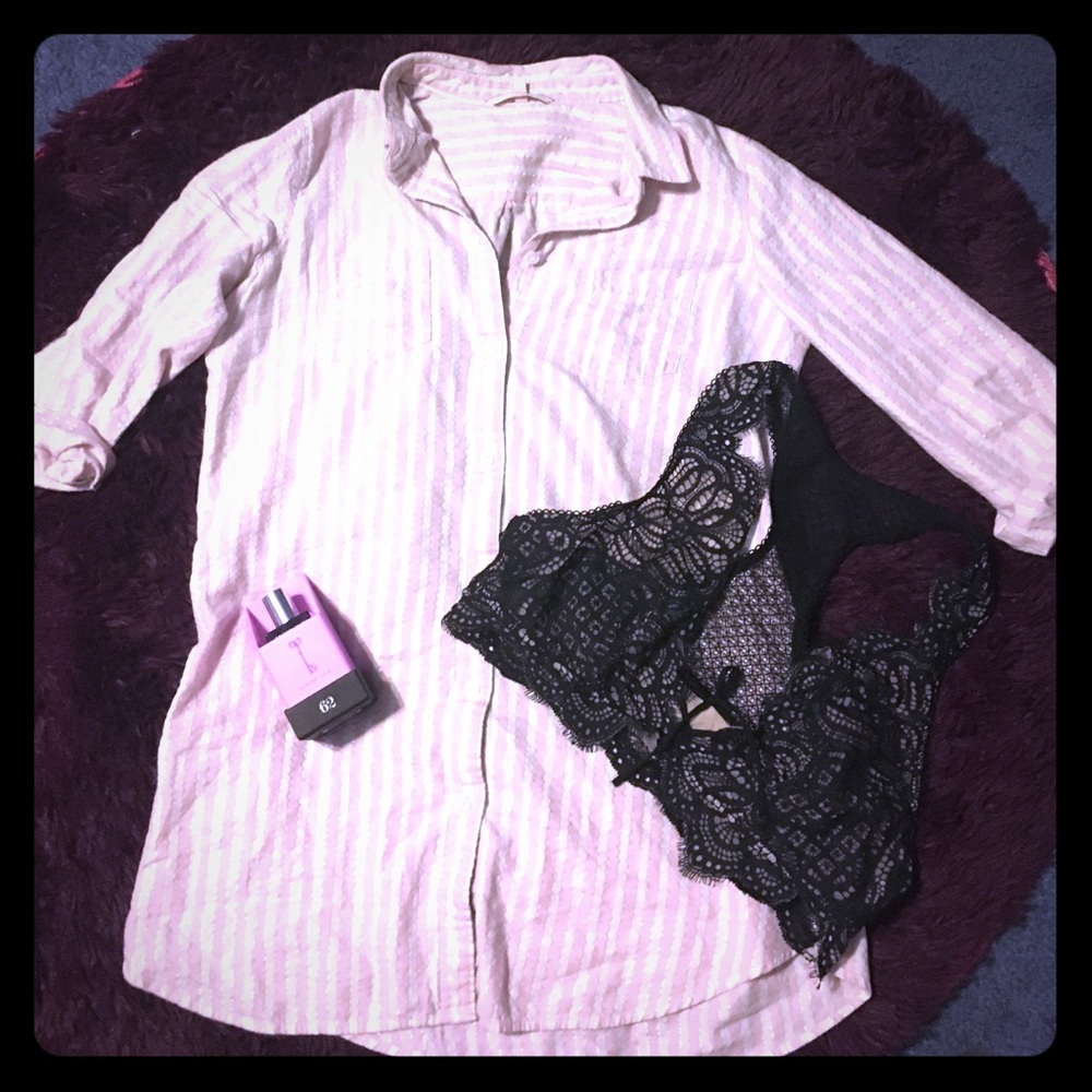 Victoria's Secret sleep boyfriend shirt 💕