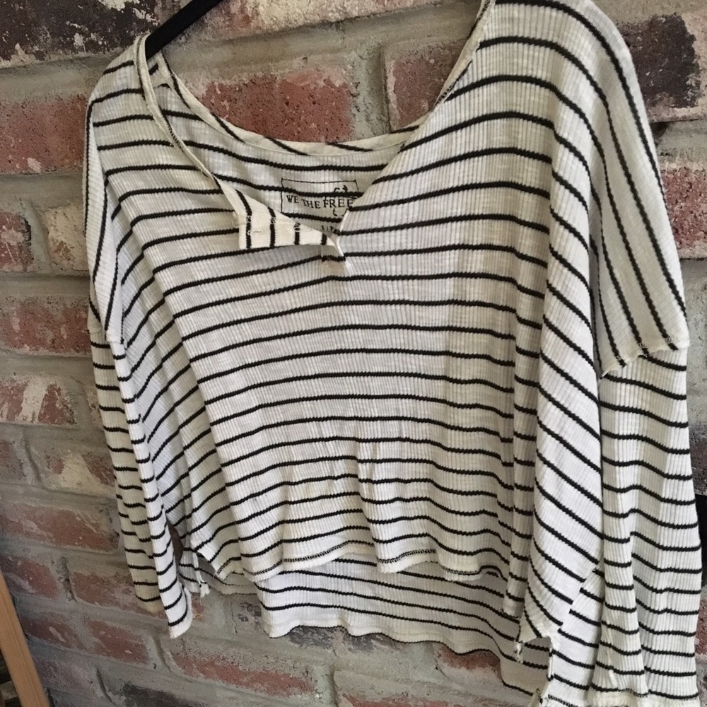 FP Stripe Flowy Crop