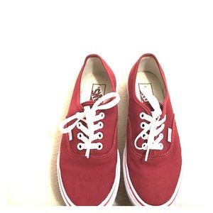 Burgundy Vans