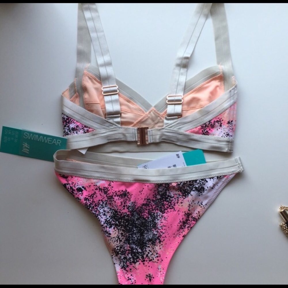H&M strappy bandage bikini set (NWT)