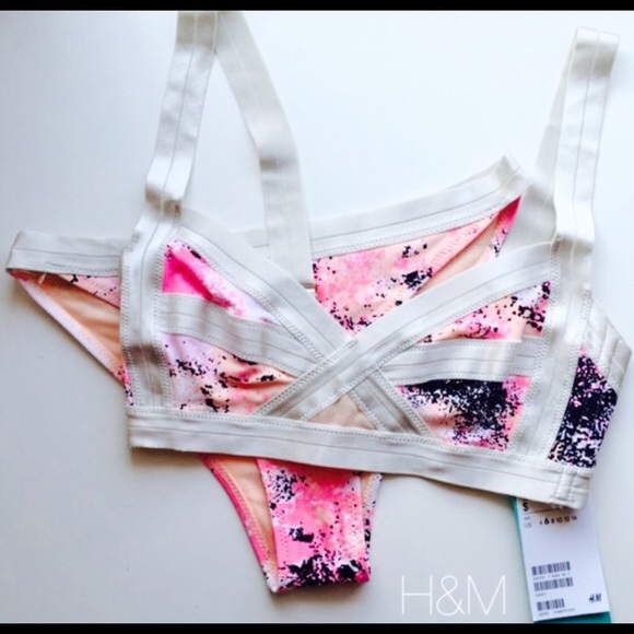 H&M strappy bandage bikini set (NWT) - Picture 4 of 4