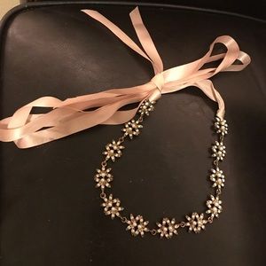 ❗️SOLD ❗️Ribbon choker with extra ribbon