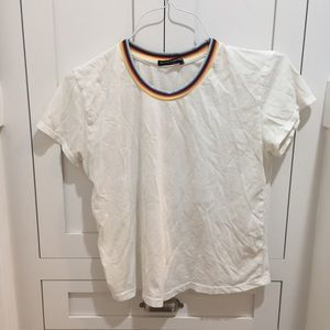 Brandy Melville rainbow collar top